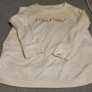 'Mama' maternity sweatshirt